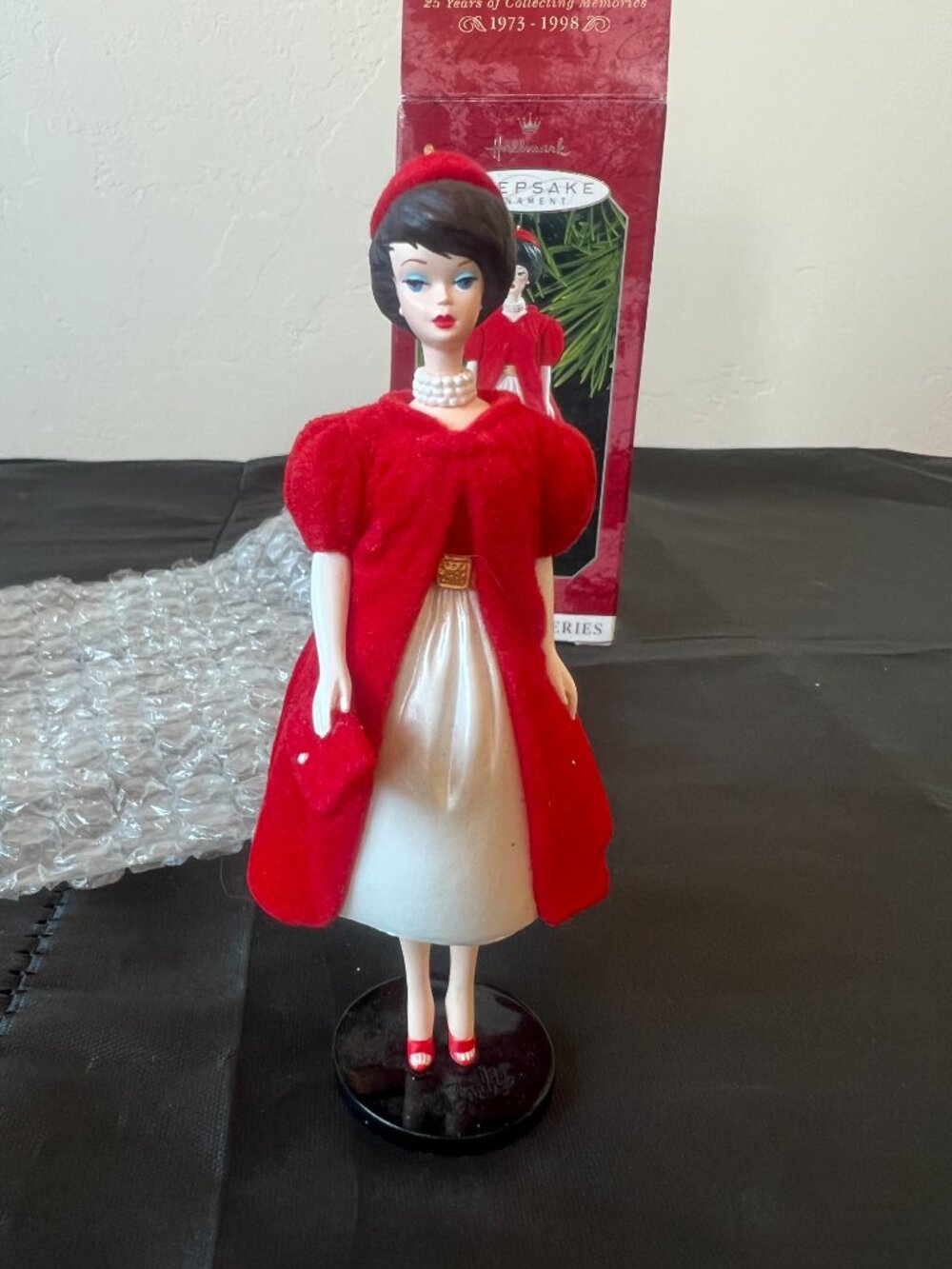 1998 Hallmark Barbie Silken Flame Keepsake Ornament